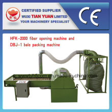 Hfk-2000 High Efficiency Polyster Fiber Opening Machine con máquina de embalaje